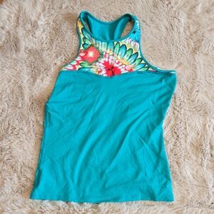 EUC Luli Fit Floral Women's Tank Top